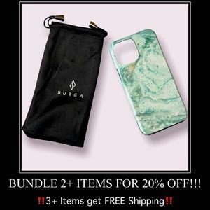 *NWOT* Burga Uluwatu Waves - Teal iPhone 12 Pro Max Case